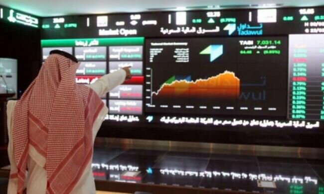 مؤشر الأسهم السعودية يغلق مرتفعاً 26.73 نقطة