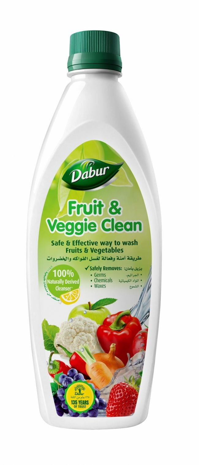 ""دابر الدولية" تغزو قطاع الصحة والنظافة الغذائية مع "غسول الخضروات والفواكه""