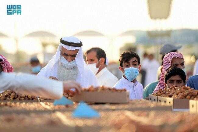 3 ملايين ونصف عبوة تمر ترد لموسم عنيزة للتمور