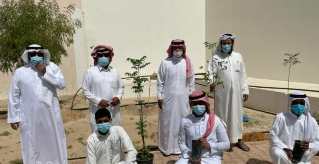 تعليم القصيم تزرع 15 ألف شتلة زراعية بـ155 مدرسة