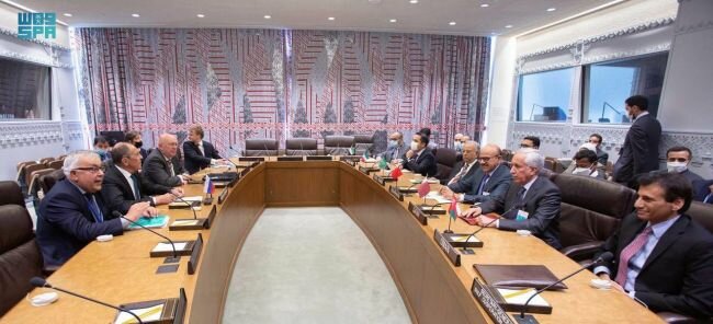 السفير المعلمي يشارك في اجتماع اللجنة الثلاثية الوزاري لمجلس التعاون لدول الخليج العربية مع وزير خارجية روسيا السفير المعلمي يشارك في اجتماع اللجنة الثلاثية الوزاري لمجلس التعاون لدول الخليج العربية مع وزير خارجية روسيا