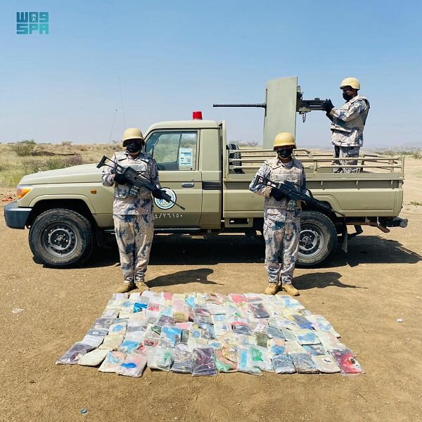 إحباط تهريب ما مجموعه (1.080) طناً من مادة الحشيش المخدر و(269512) قرص إمفيتامين مخدر